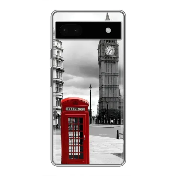 Чехол с рисунком «TELEPHONE» для Google Pixel 6a