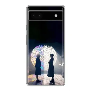 Чехлы с принтом Уэнсдей на Google Pixel 6a (Уэнсдей и Энди)