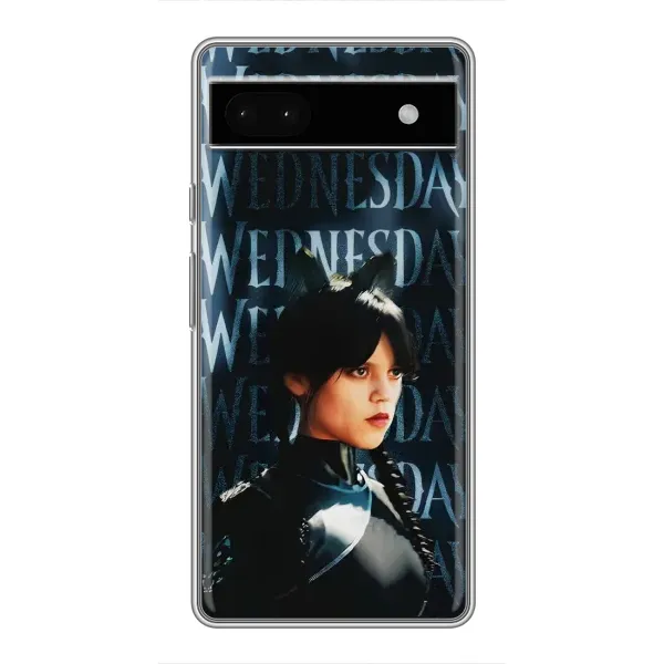 Чехол с рисунком «Уэнздей с ушками» для Google Pixel 6a Чехол с рисунком «Уэнздей с ушками» для Google Pixel 6a