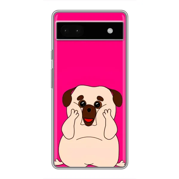 Чохол з малюнком «Веселий Мопсік» для Google Pixel 6a Чохол з малюнком «Веселий Мопсік» для Google Pixel 6a