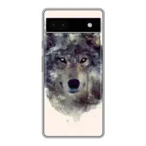 Чехол с Волком на Google Pixel 6a (Волк)
