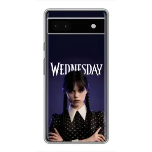 Чехлы с принтом Уэнсдей на Google Pixel 6a (Wednesdey)