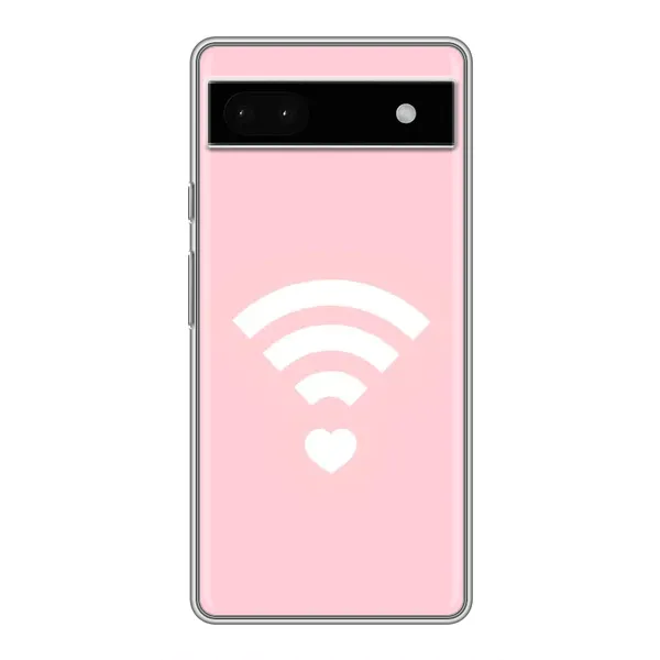 Чехол с рисунком «WiFi Love» для Google Pixel 6a Чехол с рисунком «WiFi Love» для Google Pixel 6a