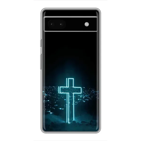 Чехол с рисунком «Яркий Крест» для Google Pixel 6a Чехол с рисунком «Яркий Крест» для Google Pixel 6a