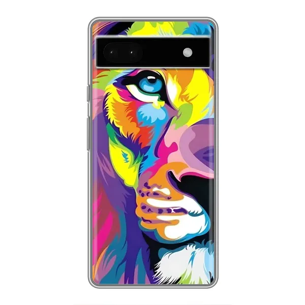 Чехол с рисунком «Яркий Лев» для Google Pixel 6a Чехол с рисунком «Яркий Лев» для Google Pixel 6a