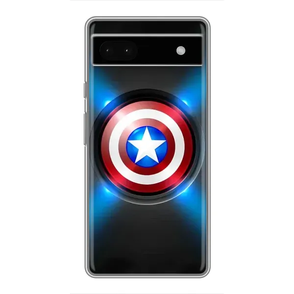 Чохол з малюнком «Яскраий Щит Капітана» для Google Pixel 6a Чохол з малюнком «Яскраий Щит Капітана» для Google Pixel 6a