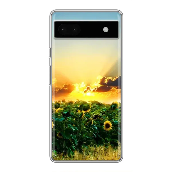 Чехол с рисунком «Закат Солнца» для Google Pixel 6a