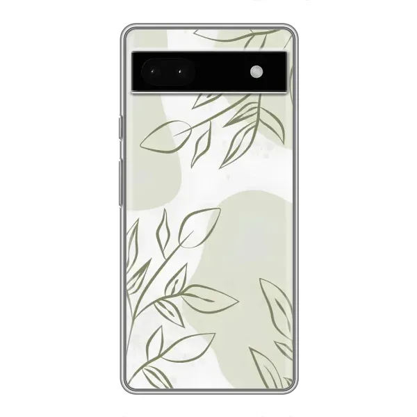 Чехол с рисунком «Зелёный дизайн» для Google Pixel 6a Чехол с рисунком «Зелёный дизайн» для Google Pixel 6a