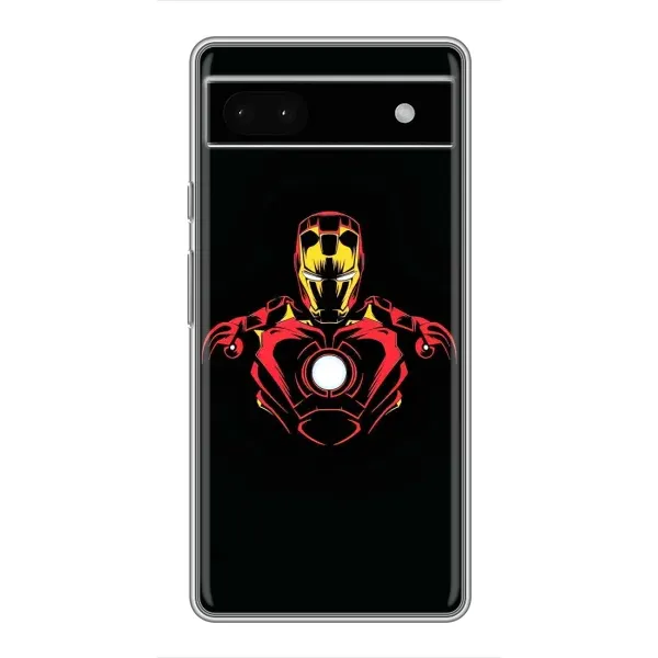 Чехол с рисунком «Железный человек» для Google Pixel 6a Чехол с рисунком «Железный человек» для Google Pixel 6a
