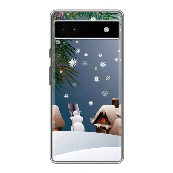 Чехол с рисунком «Зима» для Google Pixel 6a