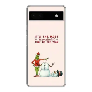 Чехол с рисунком «Злой Гринч» для Google Pixel 6a
