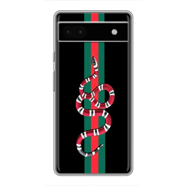Чехол с рисунком «Змей Гуччи» для Google Pixel 6a Чехол с рисунком «Змей Гуччи» для Google Pixel 6a