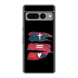 Чехол с рисунком «Атрибутика» для Google Pixel 7 Pro