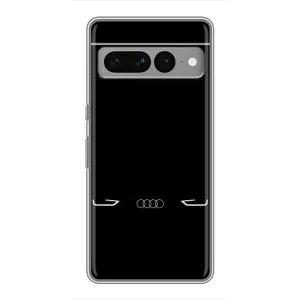 Силіконовий бампер з картинкою машини на Google Pixel 7 Pro (Сілует Audi)