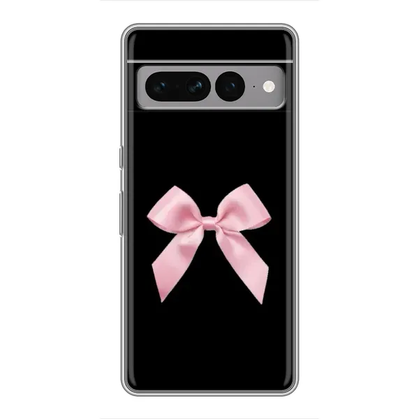 Чехол с рисунком «Бант на черном» для Google Pixel 7 Pro Чехол с рисунком «Бант на черном» для Google Pixel 7 Pro