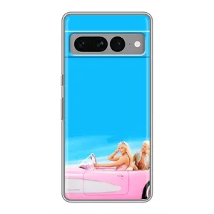 Силіконовый Чохол Барбі фільм на Google Pixel 7 Pro (Барбі і Кен)