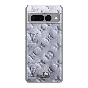 Текстурний Чохол Louis Vuitton для Гугул Піксель 7 Про (Білий ЛВ)