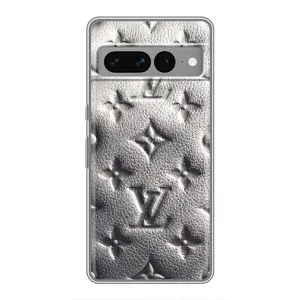 Текстурний Чохол Louis Vuitton для Гугул Піксель 7 Про (Бежевий ЛВ)