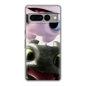 Чохол дракон Беззубик для Google Pixel 7 Pro (Беззубик і Денна Лють)