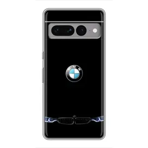 Силіконовий бампер з картинкою машини на Google Pixel 7 Pro (Чорний BMW)