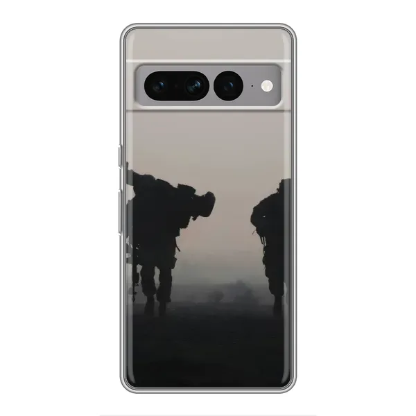Чехол с рисунком «Бой солдат» для Google Pixel 7 Pro Чехол с рисунком «Бой солдат» для Google Pixel 7 Pro