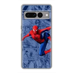 Силиконовый Чехол для Google Pixel 7 Pro (Человек Паук)