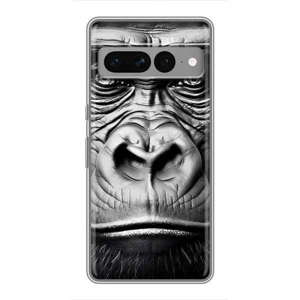 Чехол с рисунком «Черная обезьяна» для Google Pixel 7 Pro
