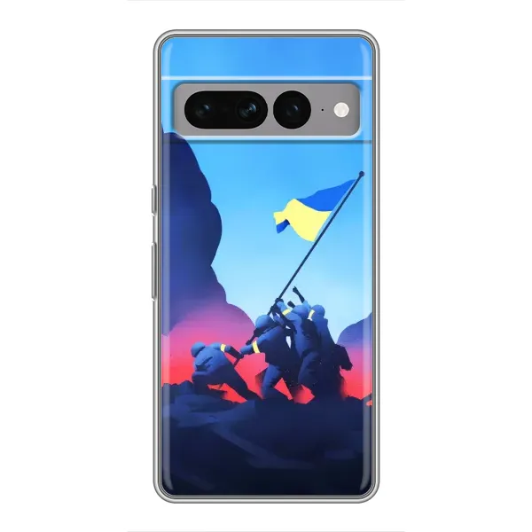 Чехол с рисунком «Деокупація» для Google Pixel 7 Pro Чехол с рисунком «Деокупація» для Google Pixel 7 Pro