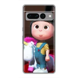 Мультяшный принт на Чехол для Гугул Пиксель 7 Про (Девочка Агнес)