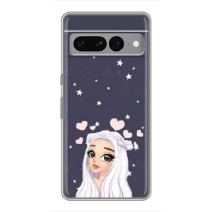 Чохол Стильні дівчата на Google Pixel 7 Pro (Дівчина та серця)
