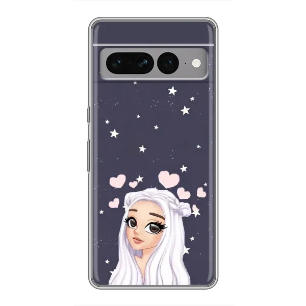 Чохол з малюнком «Дівчина та серця» для Google Pixel 7 Pro Чохол з малюнком «Дівчина та серця» для Google Pixel 7 Pro