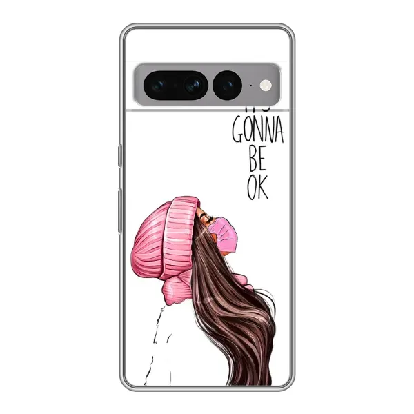 Чохол з малюнком «Дівчина в масці» для Google Pixel 7 Pro Чохол з малюнком «Дівчина в масці» для Google Pixel 7 Pro