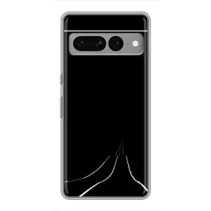 Чохол з картинками на чорному фоні для Google Pixel 7 Pro (Дорога)