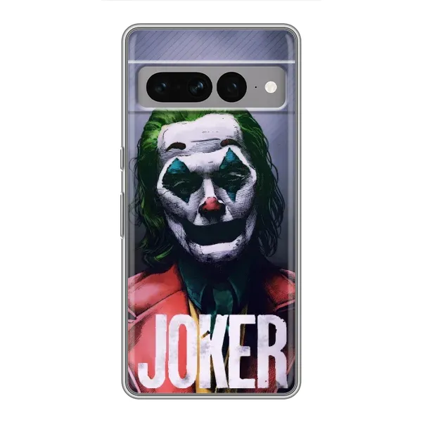 Чехол с рисунком «Джокер» для Google Pixel 7 Pro Чехол с рисунком «Джокер» для Google Pixel 7 Pro