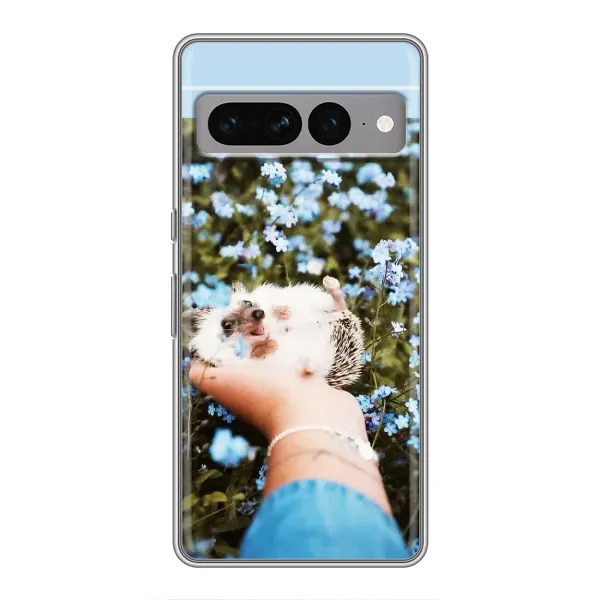Чехол с рисунком «Ежик на руках» для Google Pixel 7 Pro Чехол с рисунком «Ежик на руках» для Google Pixel 7 Pro