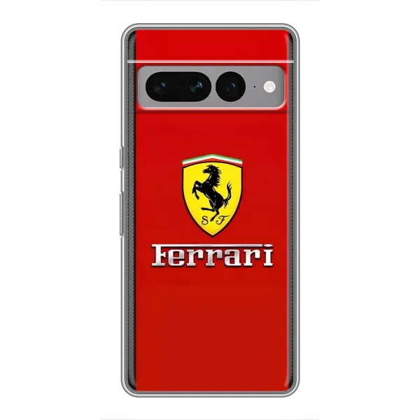 Чехол с рисунком «Ferrari Logo» для Google Pixel 7 Pro Чехол с рисунком «Ferrari Logo» для Google Pixel 7 Pro