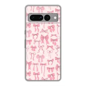 Чохол банти для Google Pixel 7 Pro (Фон бантики)