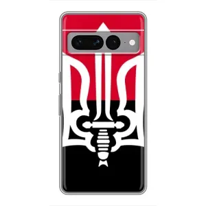 Чехлы УПА (Красно-Чёрный) на Google Pixel 7 Pro (Герб Украины)