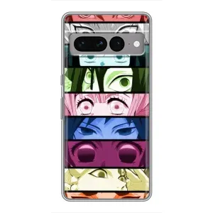 Силиконовые чехлы с глазами Anime для Гугул Пиксель 7 Про (Глаза Хашира)