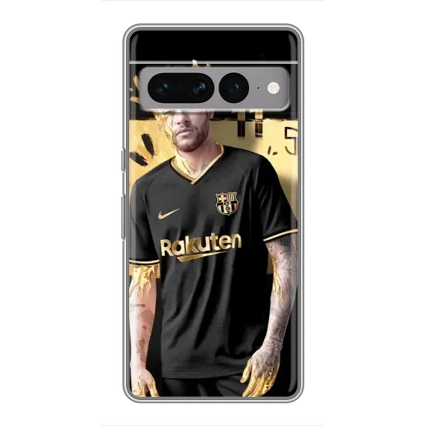 Чехол с рисунком «Gold Neymar» для Google Pixel 7 Pro