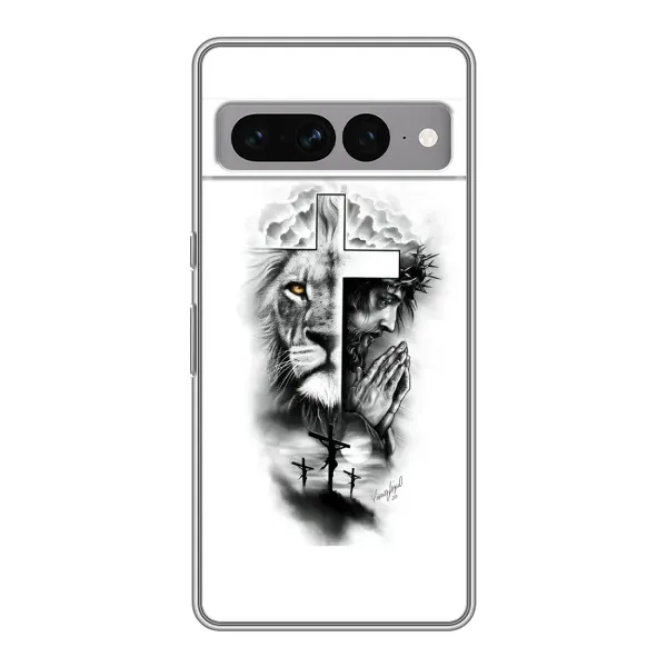 Чехол с рисунком «История Христа» для Google Pixel 7 Pro Чехол с рисунком «История Христа» для Google Pixel 7 Pro