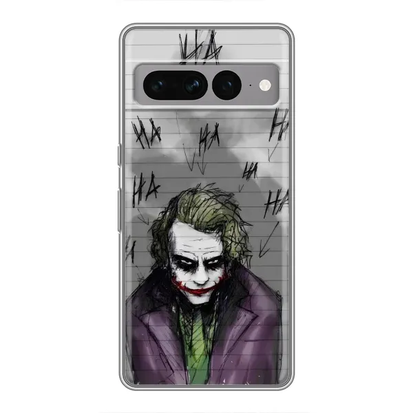 Чехол с рисунком «Joker клоун» для Google Pixel 7 Pro Чехол с рисунком «Joker клоун» для Google Pixel 7 Pro