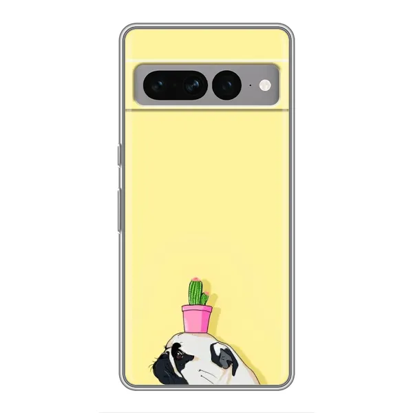 Чехол с рисунком «Кактус на голове» для Google Pixel 7 Pro Чехол с рисунком «Кактус на голове» для Google Pixel 7 Pro