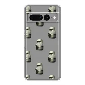 Бампер з принтом Меми для Google Pixel 7 Pro (Кам'яна особа)