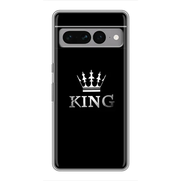 Чехол с рисунком «KING» для Google Pixel 7 Pro Чехол с рисунком «KING» для Google Pixel 7 Pro