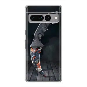 Чехол с рисунком «Кинжал КС ГО» для Google Pixel 7 Pro