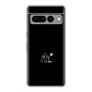 Чохол з картинками на чорному фоні для Google Pixel 7 Pro (Книжки)