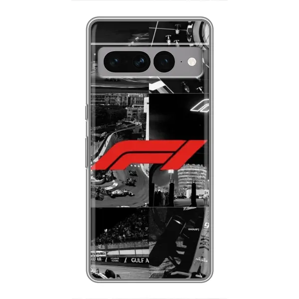 Чохол з малюнком «Колаж Формула 1» для Google Pixel 7 Pro Чохол з малюнком «Колаж Формула 1» для Google Pixel 7 Pro