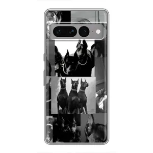 Чехол ДОБЕРМАН для Google Pixel 7 Pro (Коллаж Доберман)