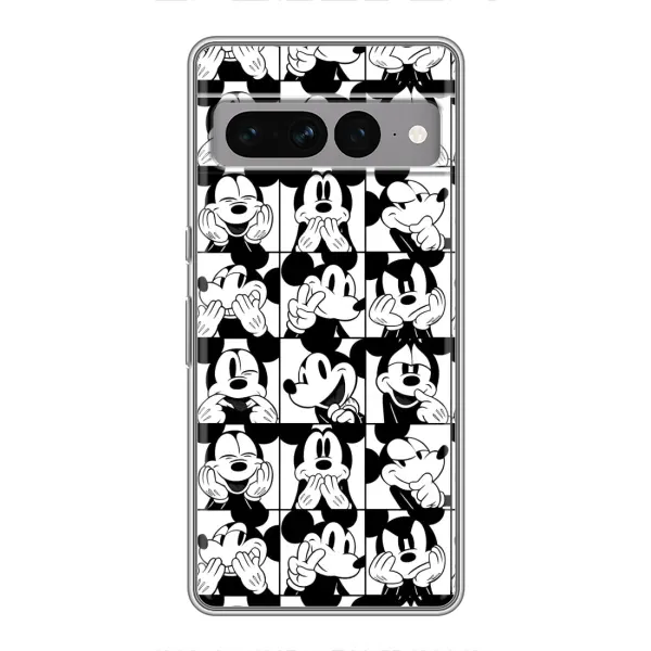 Чехол с рисунком «Коллаж Микки Маус» для Google Pixel 7 Pro Чехол с рисунком «Коллаж Микки Маус» для Google Pixel 7 Pro